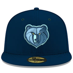 Memphis Grizzlies New Logo Team Color 59FIFTY Fitted Hat - Blue | New Era shop