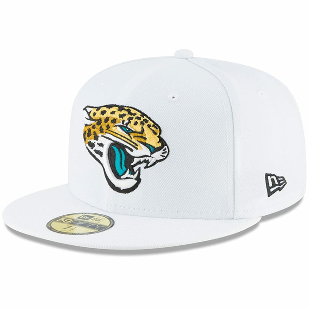 Jacksonville Jaguars New Era Omaha 59FIFTY Fitted Hat - White sale