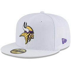 Minnesota Vikings New Era Omaha 59FIFTY Fitted Hat - White outlet