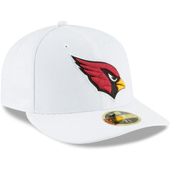 Arizona Cardinals New Era Omaha Low Profile 59FIFTY Fitted Hat - White outlet