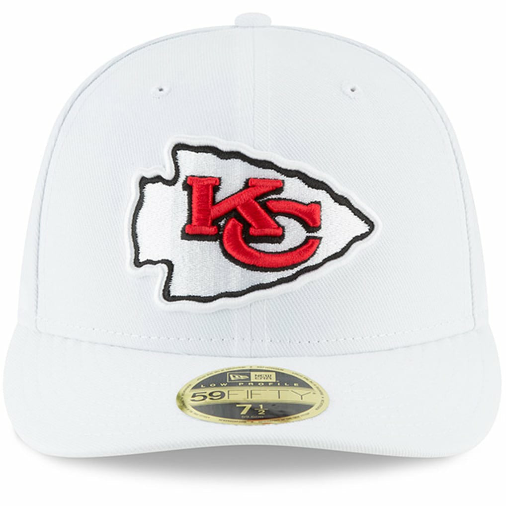 Kansas City Chiefs New Era Omaha Low Profile 59FIFTY Fitted Hat - White for sale