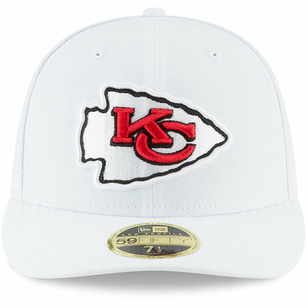 Kansas City Chiefs New Era Omaha Low Profile 59FIFTY Fitted Hat - White for sale