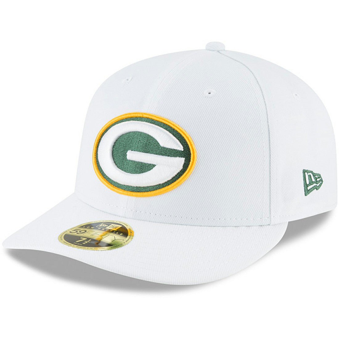 Green Bay Packers New Era Omaha Low Profile 59FIFTY Fitted Hat - White outlet