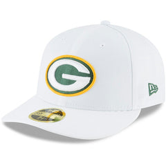 Green Bay Packers New Era Omaha Low Profile 59FIFTY Fitted Hat - White outlet