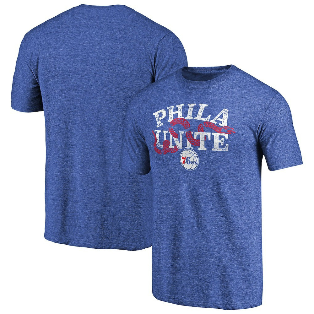 Philadelphia 76ers Hometown Collection Join Or Die Tri-Blend T-Shirt - Royal on sale