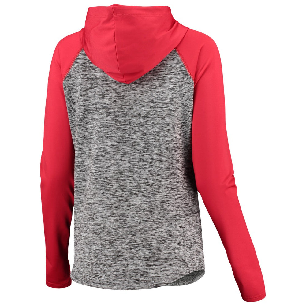 Tampa Bay Buccaneers G-III 4Her by Carl Banks Women's Championship Ring Pullover Hoodie - Heathered Gray/Red outlet