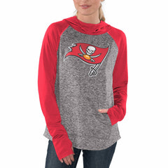 Tampa Bay Buccaneers G-III 4Her by Carl Banks Women's Championship Ring Pullover Hoodie - Heathered Gray/Red outlet