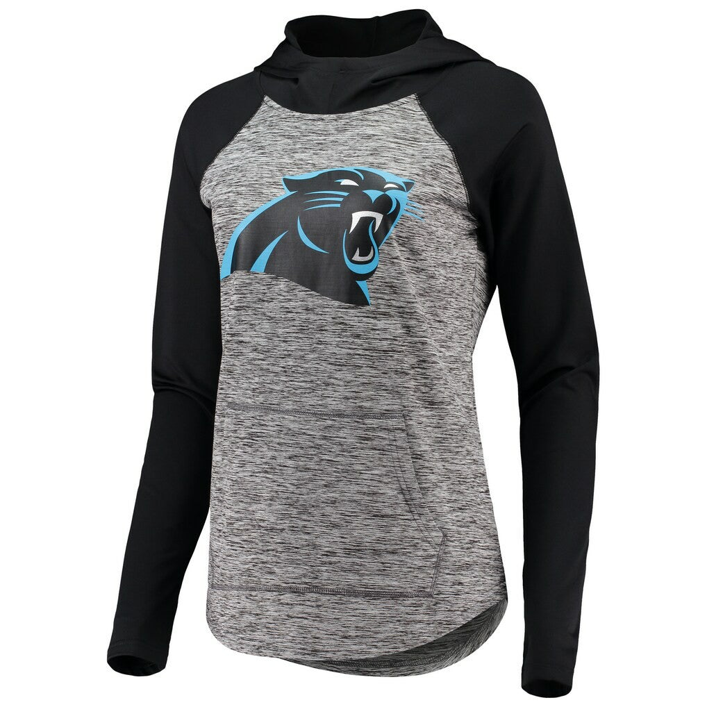 Carolina Panthers G-III 4Her by Carl Banks Women's Championship Ring Pullover Hoodie - Heathered Gray/Black outlet