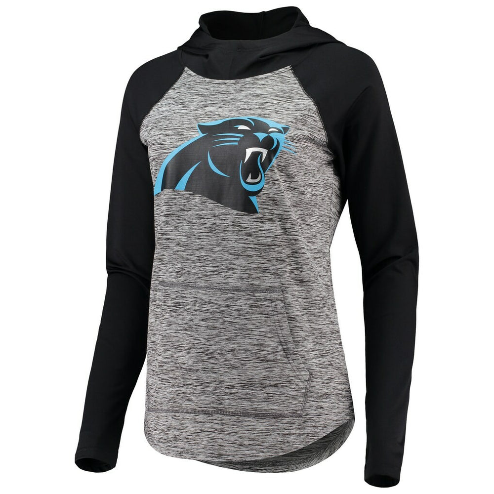 Carolina Panthers G-III 4Her by Carl Banks Women's Championship Ring Pullover Hoodie - Heathered Gray/Black outlet