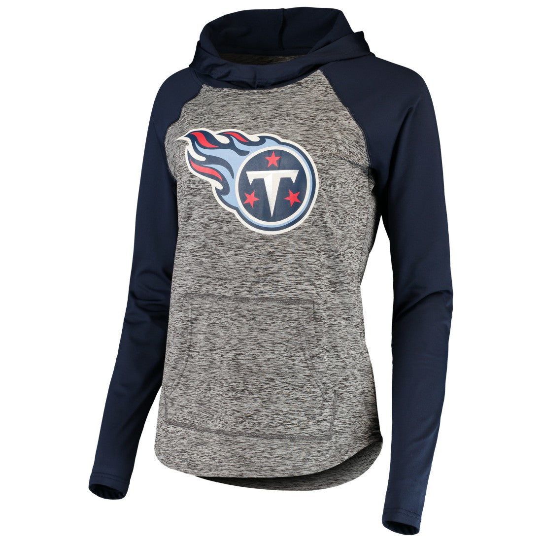 Tennessee Titans G-III 4Her by Carl Banks Women's Championship Ring Pullover Hoodie - Heathered Gray/Navy cheap