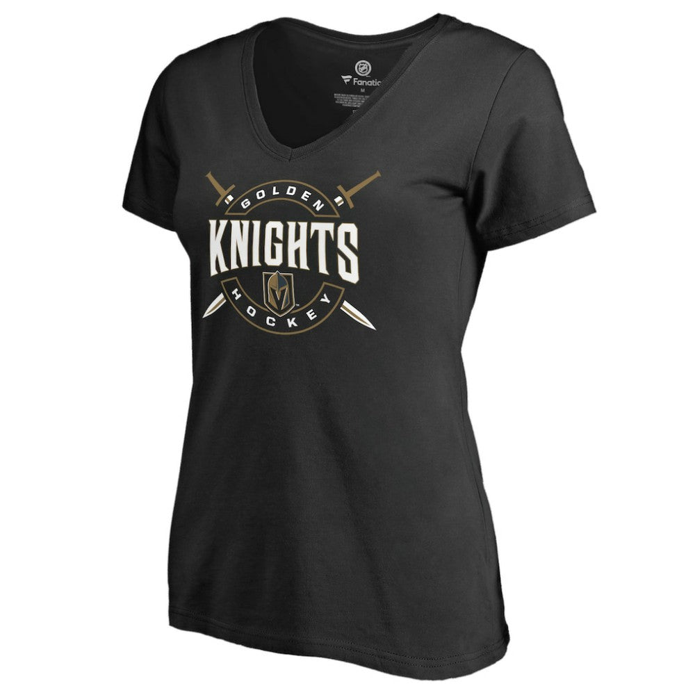 Vegas Golden Knights Women's Hometown Collection Battle Ready V-Neck T-Shirt Black