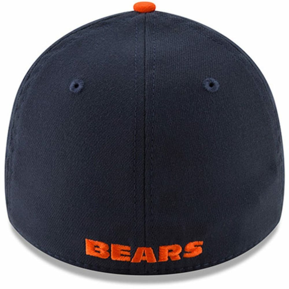 Chicago Bears New Era Team Classic Two-Tone 39THIRTY Flex Hat - Navy/Orange cheap