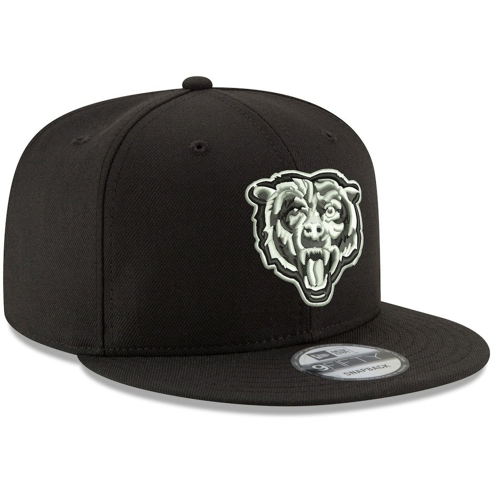 Chicago Bears New Era B-Dub 9FIFTY Adjustable Hat - Black outlet