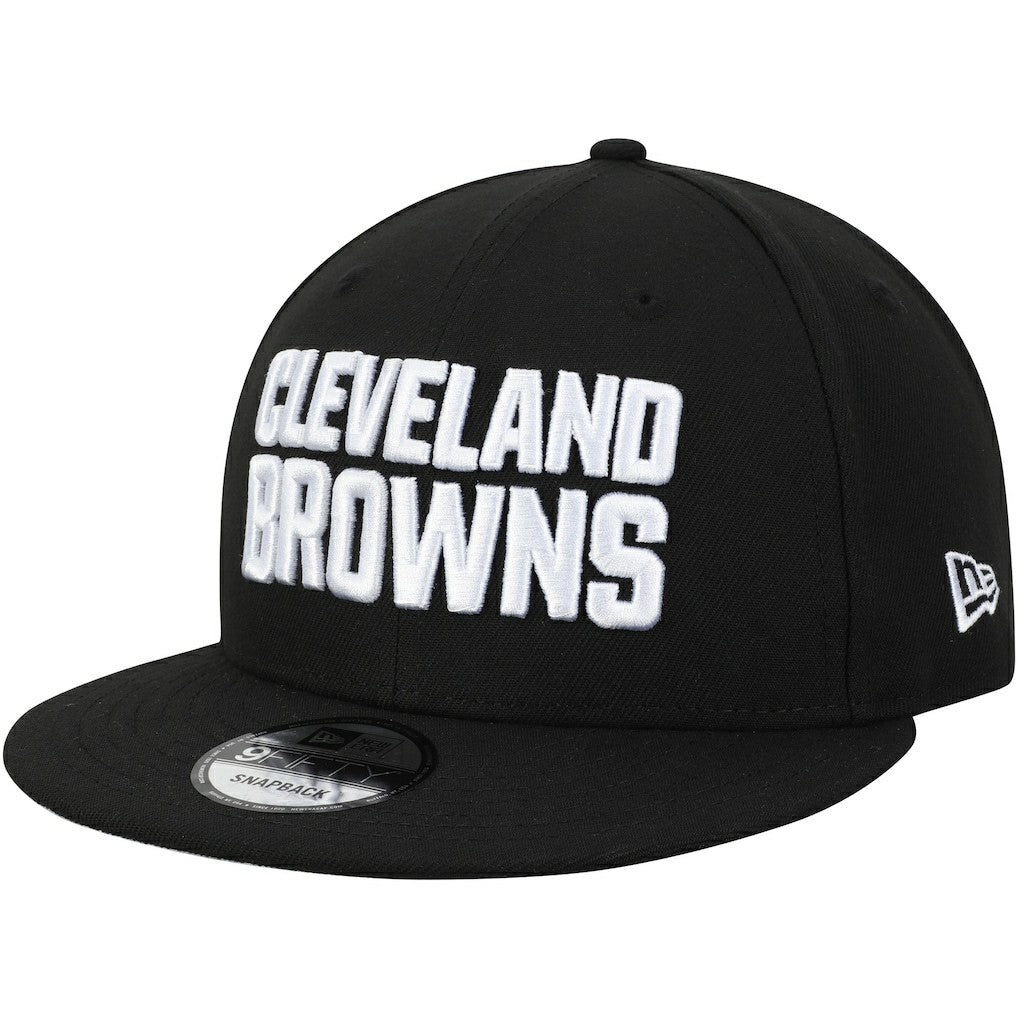Cleveland Browns New Era B-Dub 9FIFTY Adjustable Hat - Black for sale