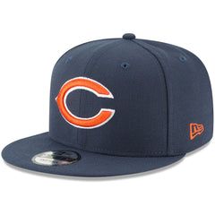Chicago Bears New Era Basic 9FIFTY Adjustable Snapback Hat - Navy sale