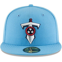 Tennessee Titans New Era Omaha 59FIFTY Fitted Hat - Light Blue cheap