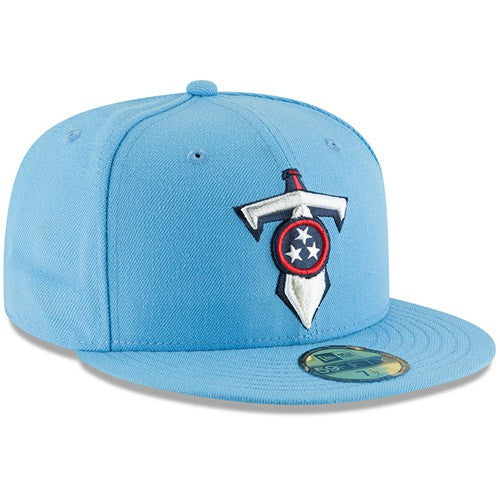 Tennessee Titans New Era Omaha 59FIFTY Fitted Hat - Light Blue cheap