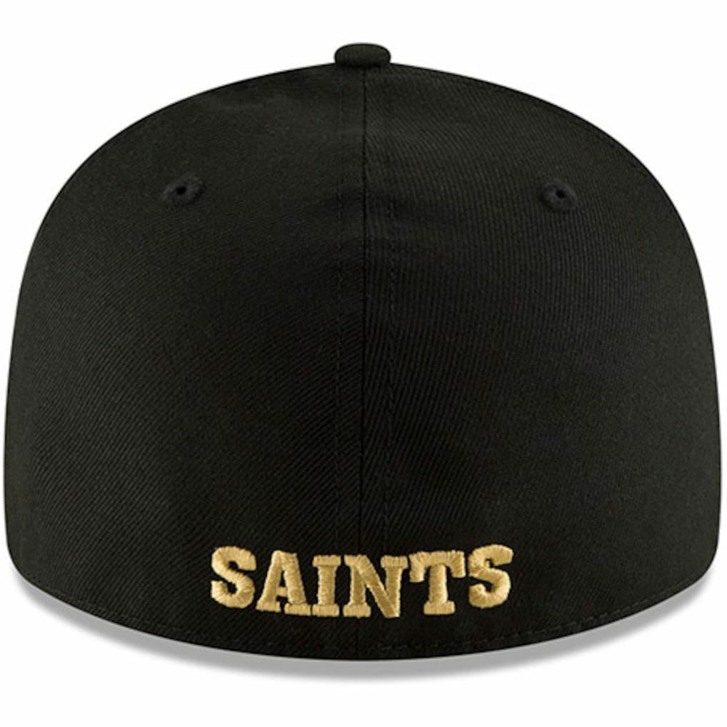 New Orleans Saints New Era Omaha Throwback Low Profile 59FIFTY Fitted Hat - Black outlet