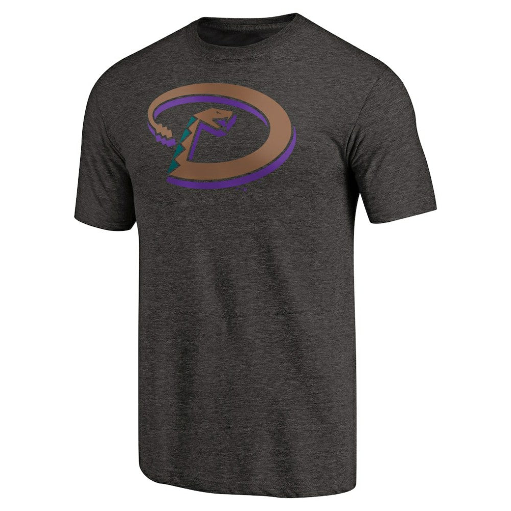 Arizona Diamondbacks Cooperstown Collection Forbes Tri-Blend T-Shirt - Heathered Black