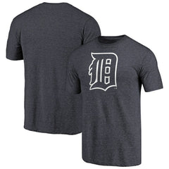 Detroit Tigers Cooperstown Collection Forbes Tri-Blend T-Shirt - Heathered Navy