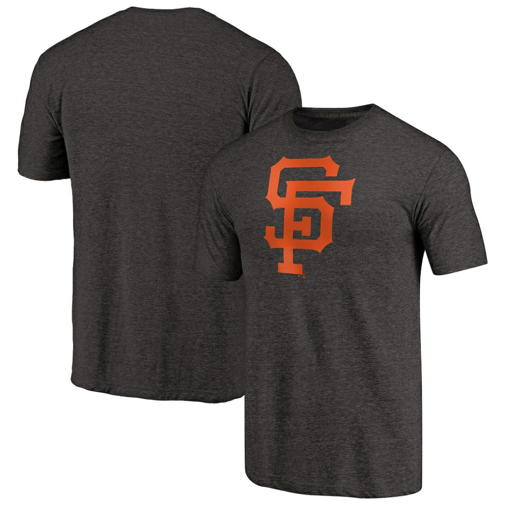 San Francisco Giants Cooperstown Collection Forbes Tri-Blend T-Shirt - Heathered Black