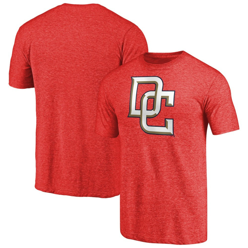 Washington Nationals Cooperstown Collection Forbes Tri-Blend T-Shirt - Heathered Red