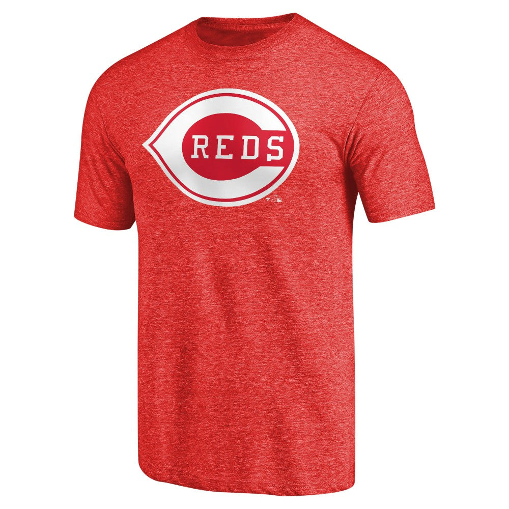 Cincinnati Reds Vintage Cooperstown Collection Wahconah Tri-Blend T-Shirt - Red