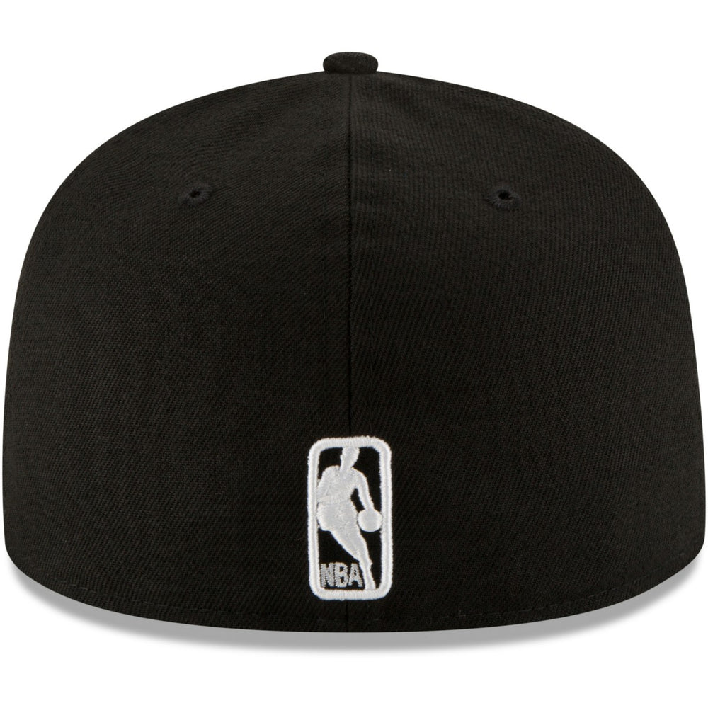 Miami Heat Black & White Logo 59FIFTY Fitted Hat - Black | New Era outlet