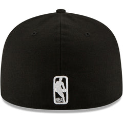 Miami Heat Black & White Logo 59FIFTY Fitted Hat - Black | New Era outlet