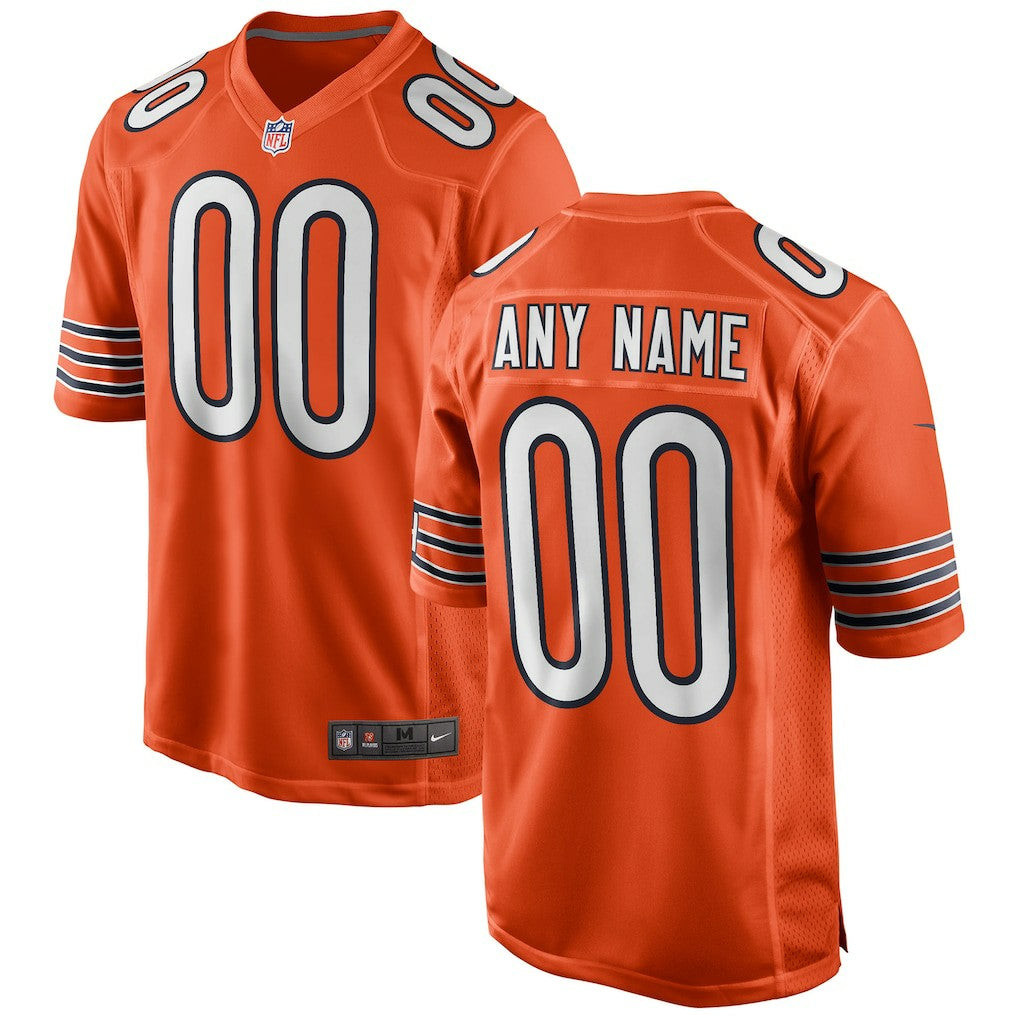 Chicago Bears Youth Alternate Custom Game Jersey - Orange | Nike cheap