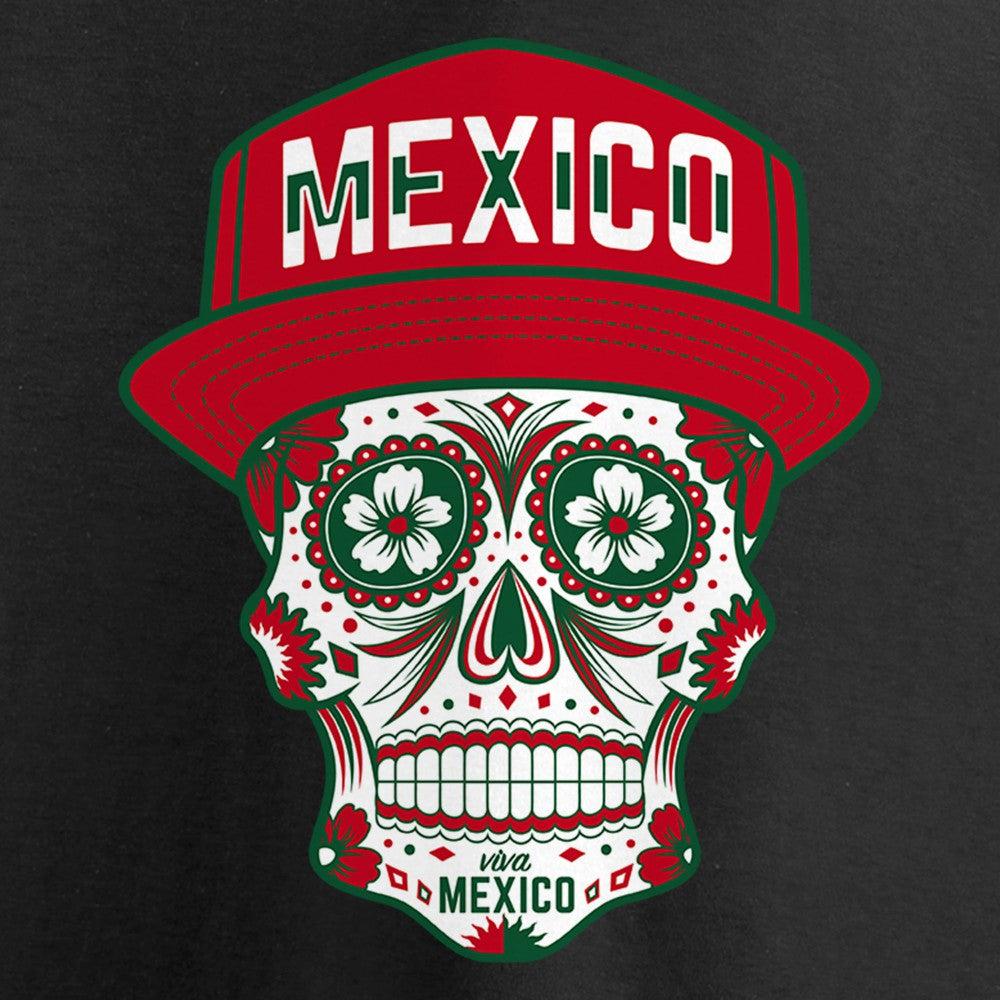 Mexico Sugar Skull T-Shirt - Black on sale