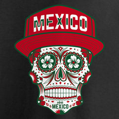 Mexico Sugar Skull T-Shirt - Black on sale