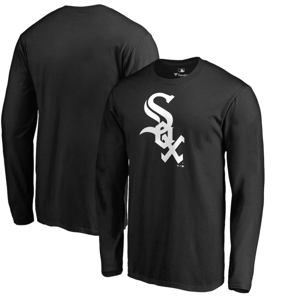 Chicago White Sox Team Wordmark Long Sleeve T-Shirt - Black