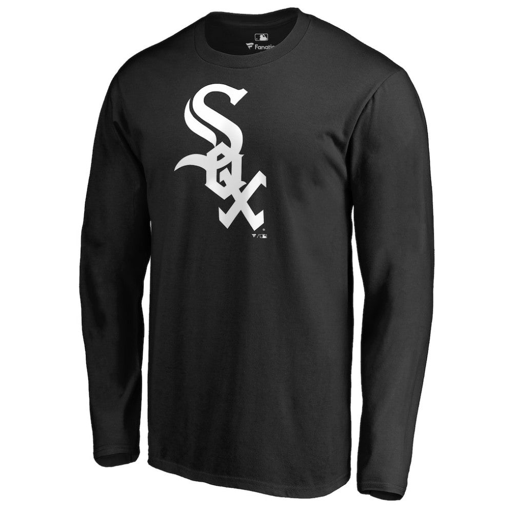 Chicago White Sox Team Wordmark Long Sleeve T-Shirt - Black
