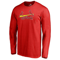 St. Louis Cardinals Team Wordmark Long Sleeve T-Shirt - Red