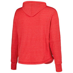 Washington Nationals Soft as a Grape Women's Plus Size Full-Zip Lightweight Hoodie Top - Red
