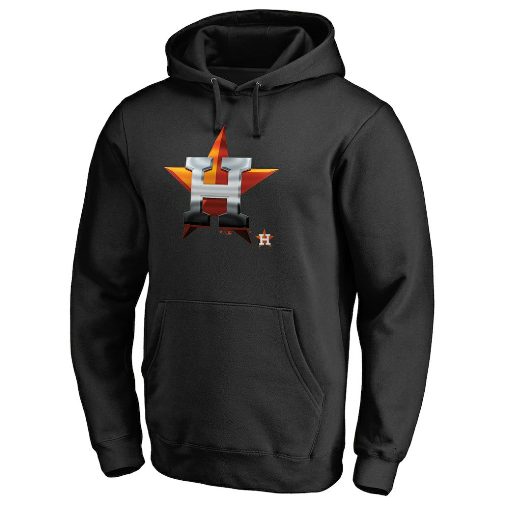 Houston Astros Midnight Mascot Pullover Hoodie - Black