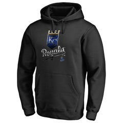 Kansas City Royals Midnight Mascot Pullover Hoodie - Black
