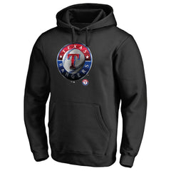 Texas Rangers Midnight Mascot Pullover Hoodie - Black