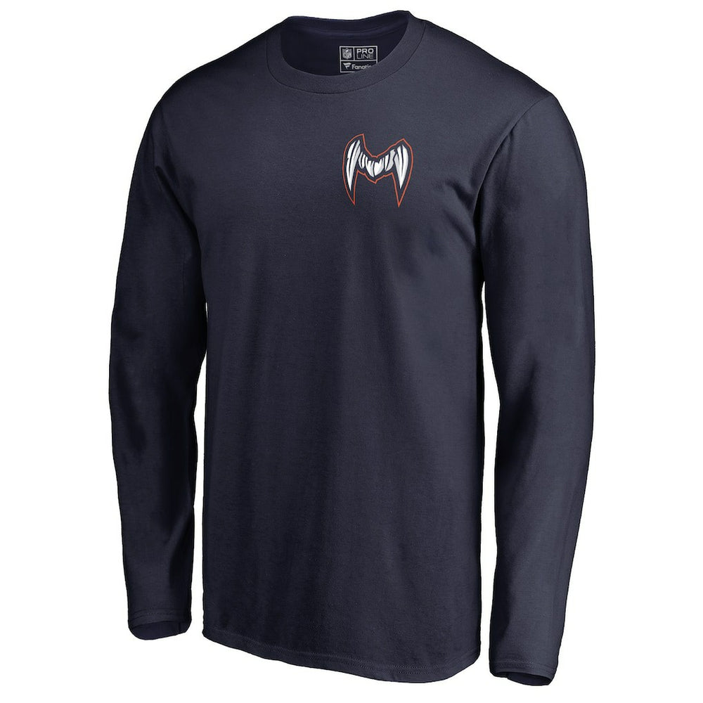 Chicago Bears Midway Monster Long Sleeve T-Shirt - Navy online