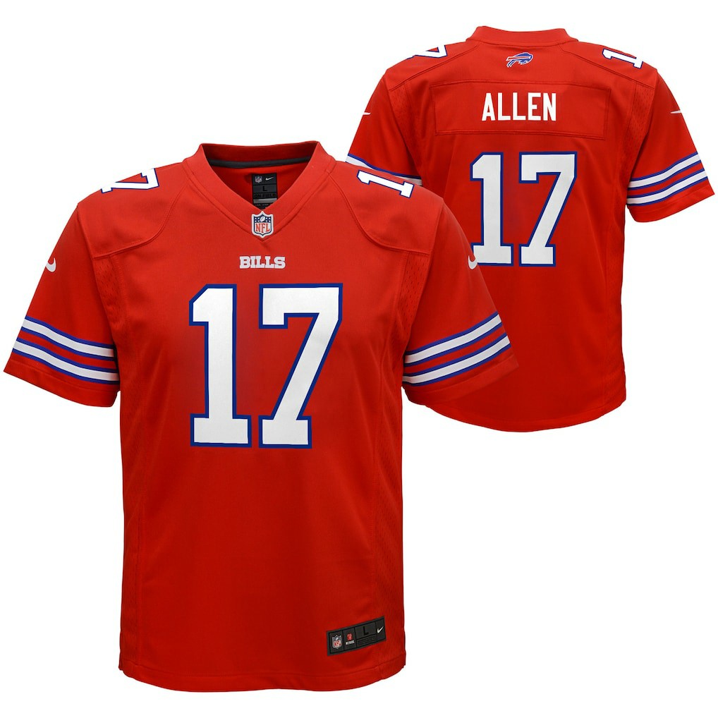Josh Allen Buffalo Bills Youth Game Jersey - Red | Nike sale