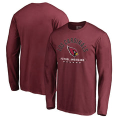 Arizona Cardinals Futbol Americano Long Sleeve T-Shirt - Cardinal on sale