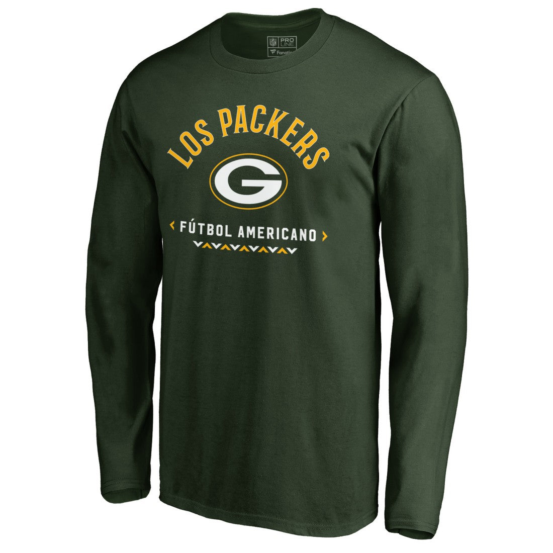 Green Bay Packers Futbol Americano Long Sleeve T-Shirt - Green cheap