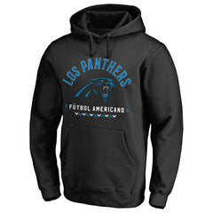 Carolina Panthers Futbol Americano Pullover Hoodie - Black sale