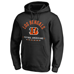 Cincinnati Bengals Futbol Americano Pullover Hoodie - Black for sale