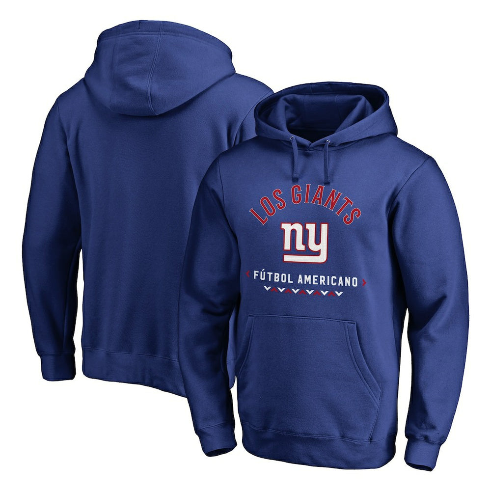 New York Giants Futbol Americano Pullover Hoodie - Royal for sale