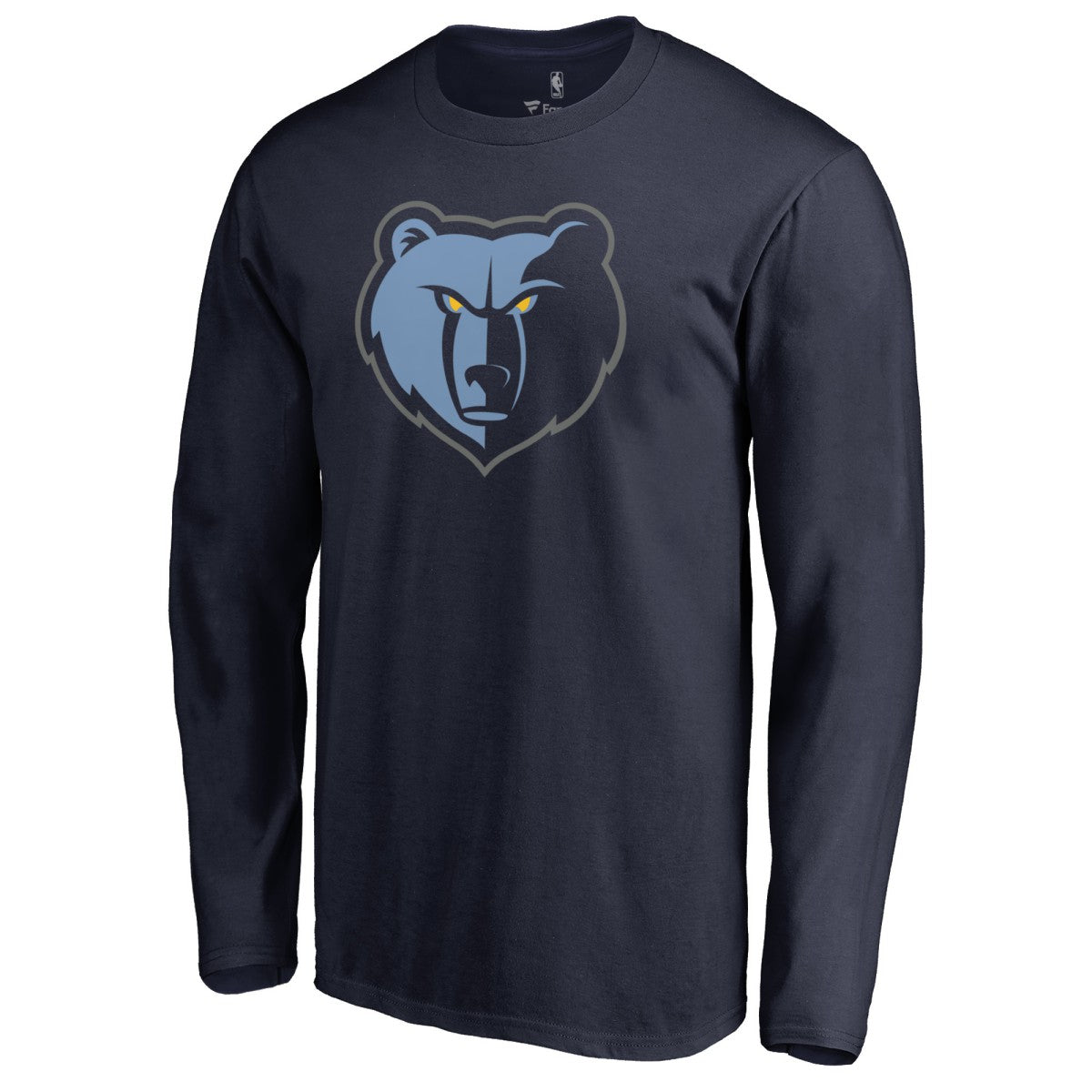 Memphis Grizzlies New Primary Logo Long Sleeve T-Shirt - Navy for sale
