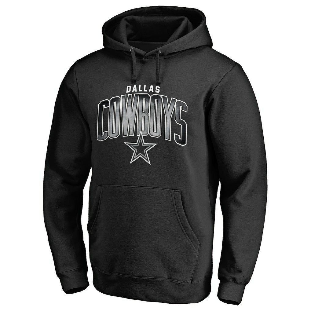 Dallas Cowboys Arch Smoke Pullover Hoodie - Black sale