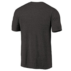 Dallas Stars Primary Logo Left Chest Distressed Tri-Blend T-Shirt Black