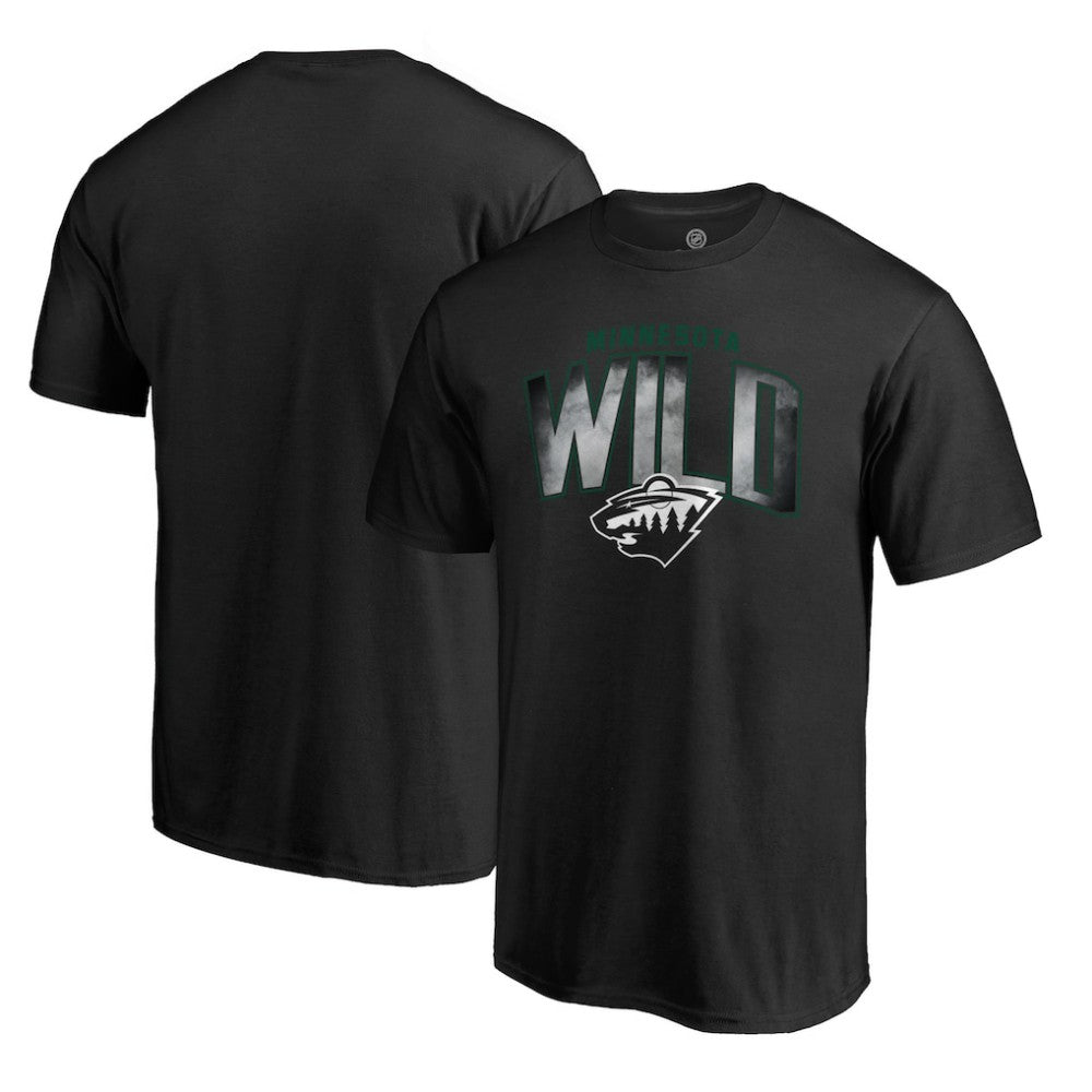 Minnesota Wild Arch Smoke T-Shirt Black